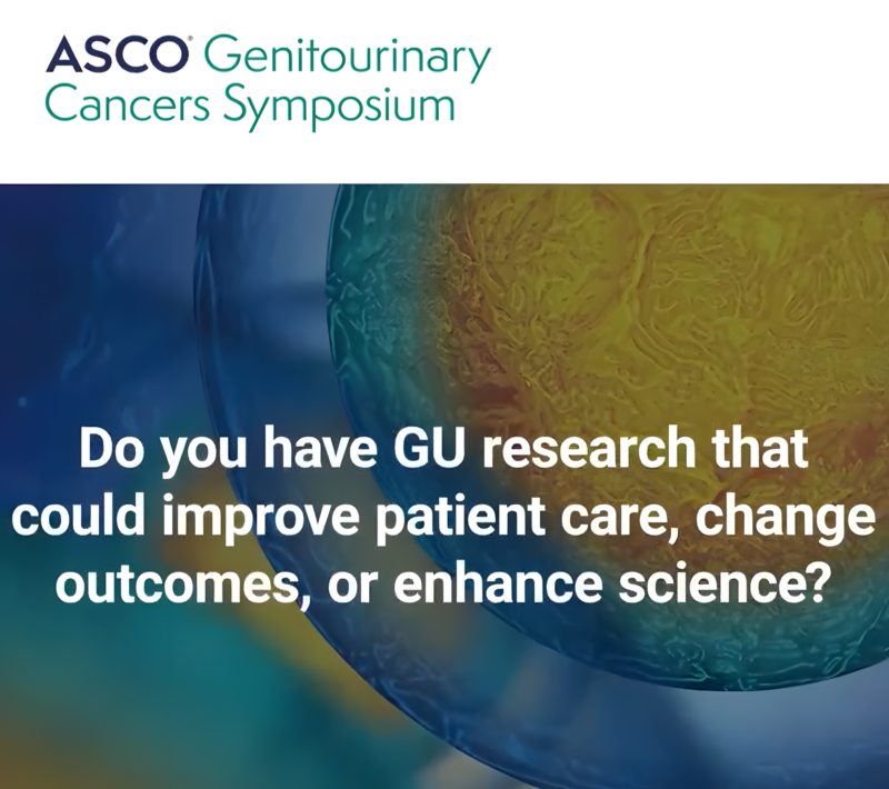ASCO GU Cancers Symposium is Now Accepting Research