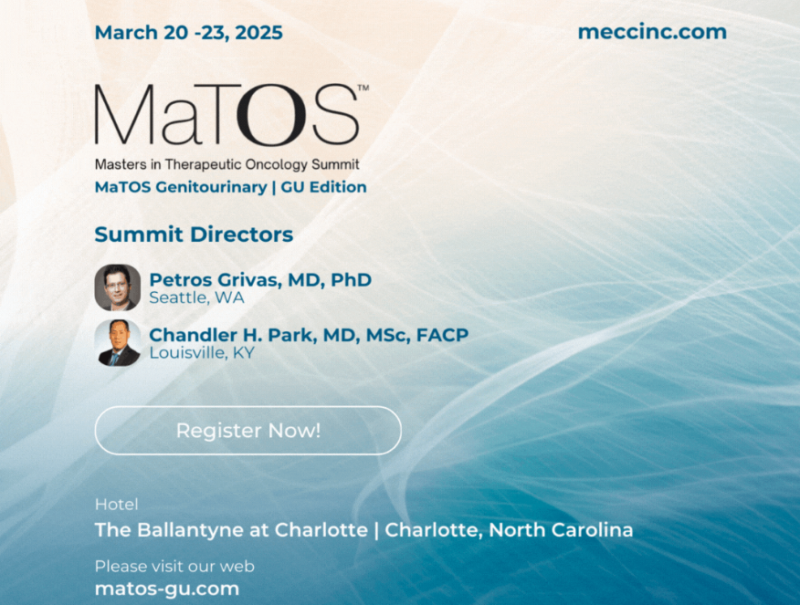 Registration is now open for the Masters in Therapeutic Oncology Summit – Genitourinary Edition