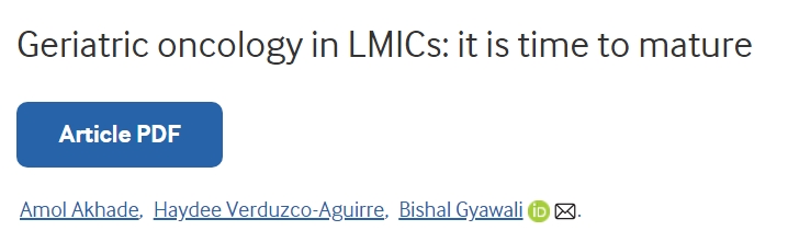 Bishal Gyawali: 2 papers published on the same day in BMJ Oncology