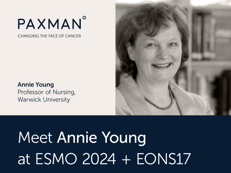 Annie Young is chairing the ESMO 2024 + EONS17 symposium