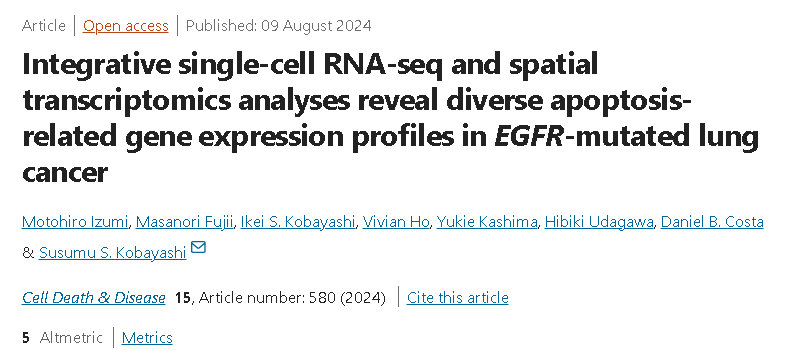 Susumu Kobayashi: The importance of BCL-XL during emergence of resistance to EGFR TKIs