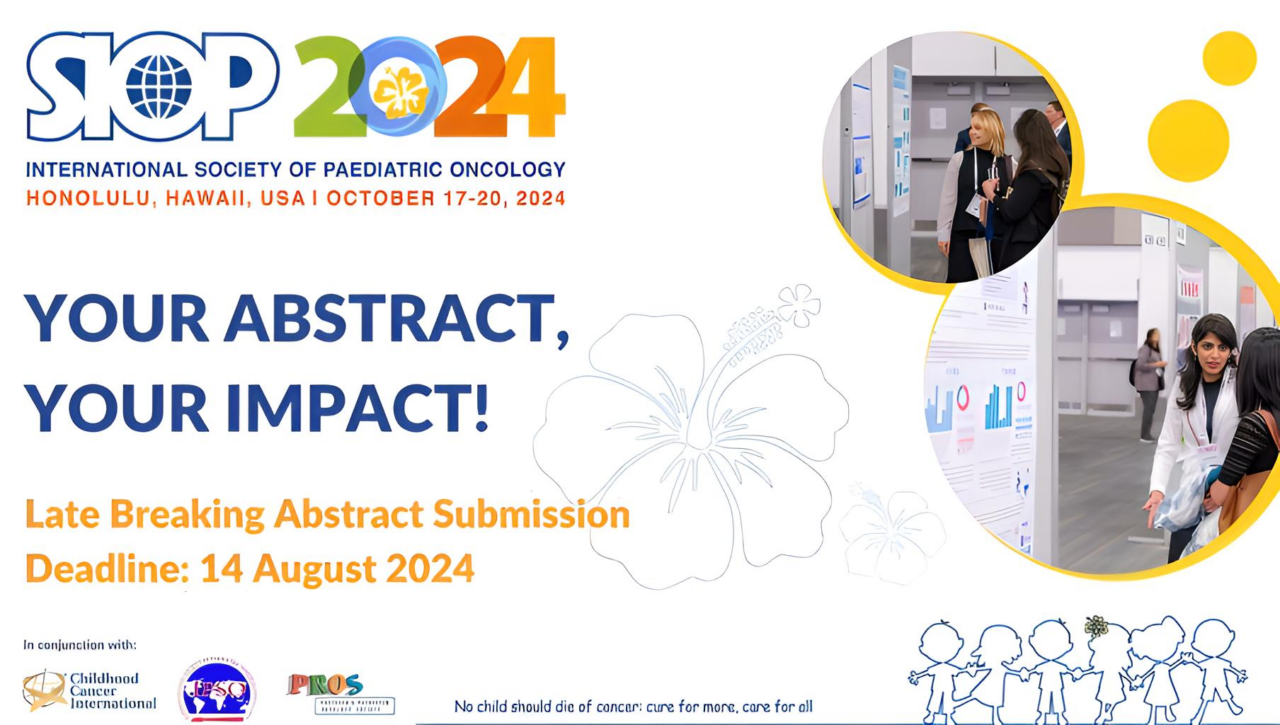 Last days to submit your late breaking abstract to the SIOP congress!