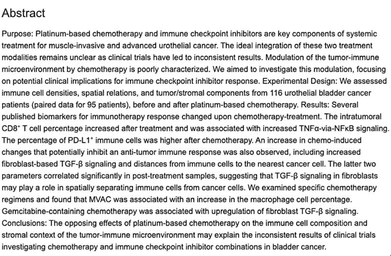 Platinum-based chemotherapy