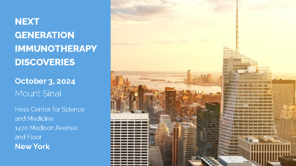 Registration for the Next Generation Immunotherapy Discoveries symposium is open