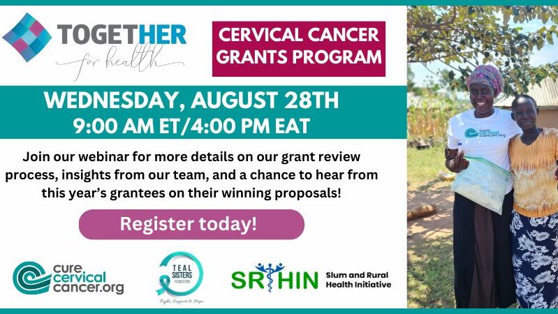 TogetHER for Health’s Webinar discussion of Cervical Cancer Grants Program