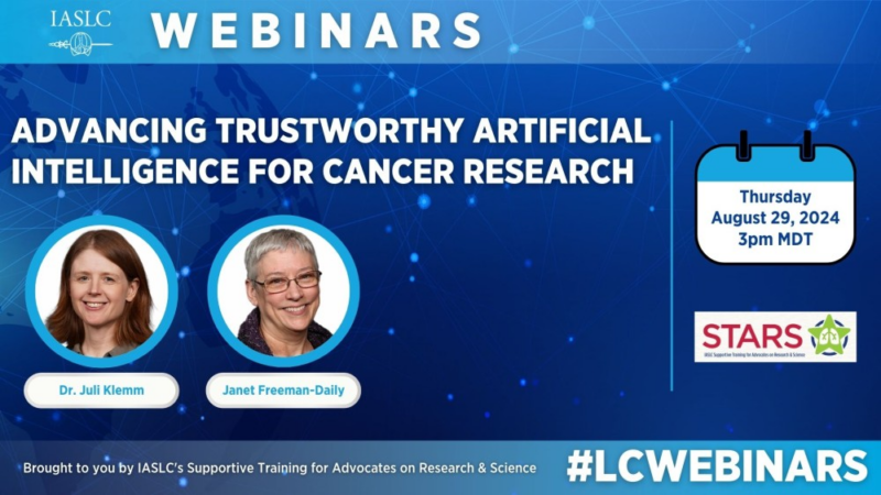 IASLC STARS Webinar on AI in cancer research