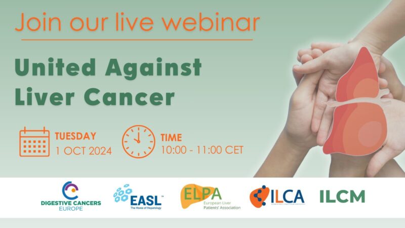 Join us for the United Against Liver Cancer webinar – Digestive Cancers Europe