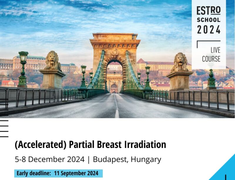 Don’t miss out on the Partial Breast Irradiation course – ESTRO