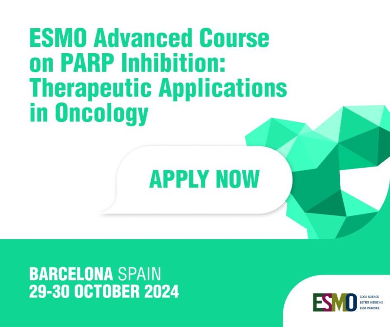 Application deadline extended for ESMO Advanced Course on PARP Inhibition