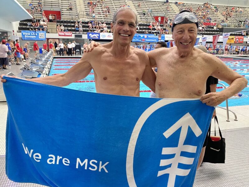 Drs. David Abramson and Vincent Laudone competed in the U.S. Masters Swimming Nationals Competition