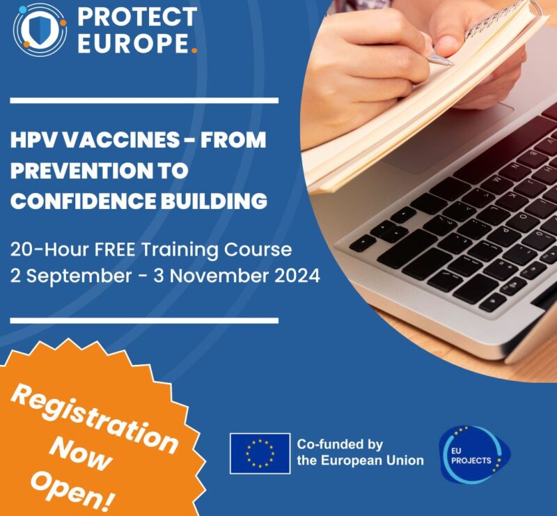 Online course from the PROTECT EUROPE about HPV Vaccines – ECO