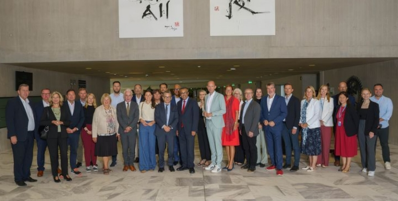Tedros Adhanom Ghebreyesus welcomes Bundestag Budget Committee members to the World Health Organization