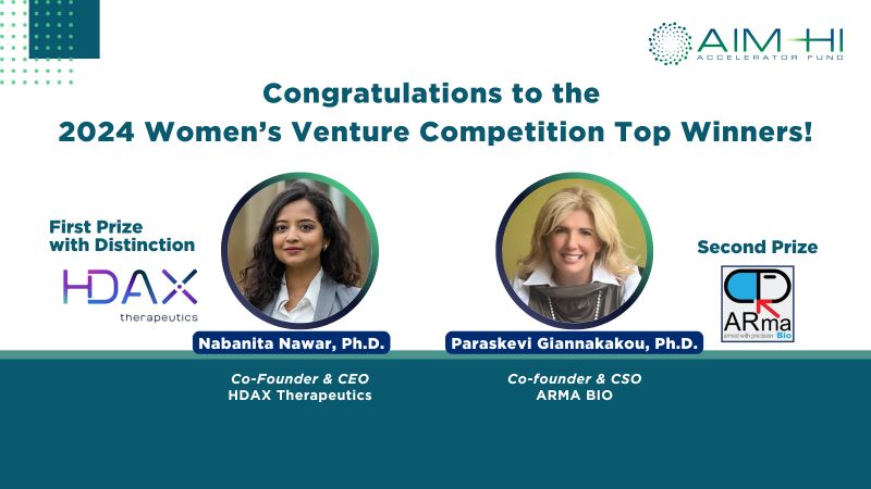 AIM-HI announces the 2024 Women's Venture Competition's first prize winner