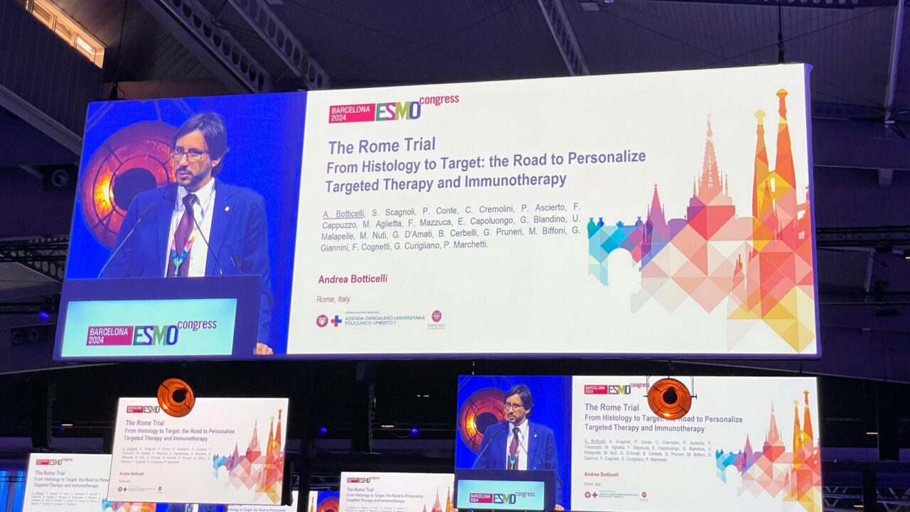 Andrea Botticelli: Presenting the Rome trial results at ESMO 24 Presidential Session