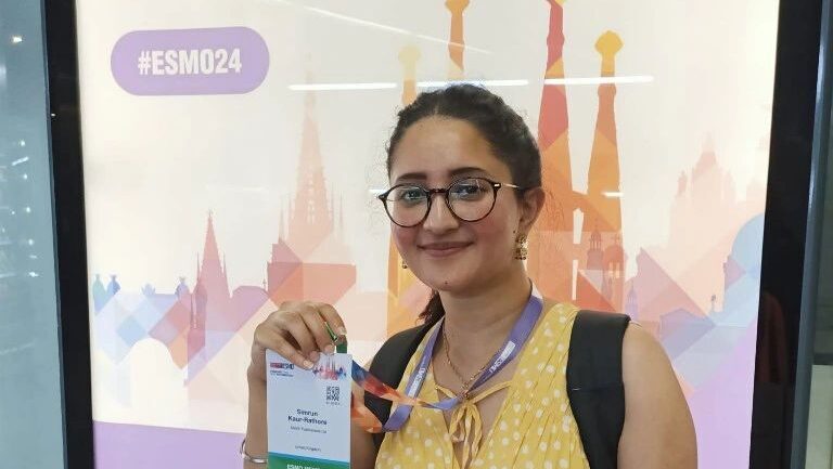 Simrun Kaur-Rathore: I represented Technology In Cancer Research and Treatment at ESMO24