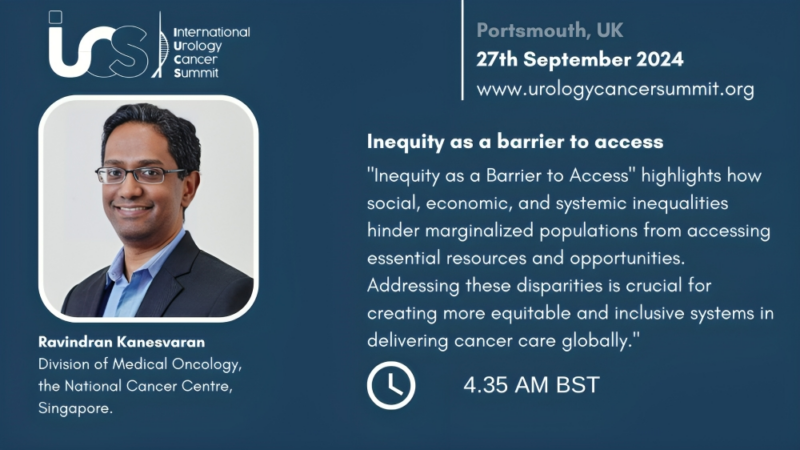 Crucial to create more equitable and inclusive systems in delivering cancer care globally - IUCS