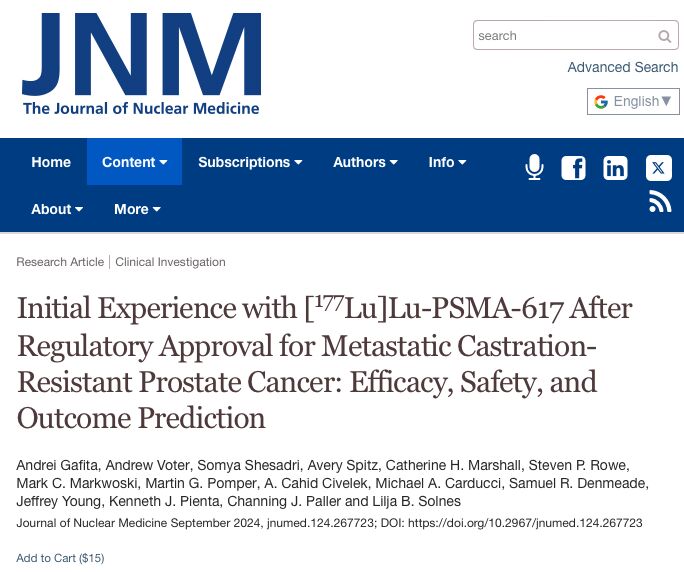 The real - world efficacy and safety of [177Lu]Lu - PSMA-617 for treating PSMA - positive mCRPC