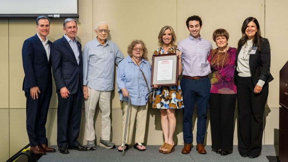 Peter Pisters: Honoring the late Michael Frumovitz at MD Anderson Cancer Center’s Julie and Ben Rogers Award for Excellence ceremony