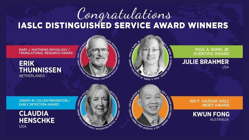 2024 IASLC Distinguished Service Awards Recipients