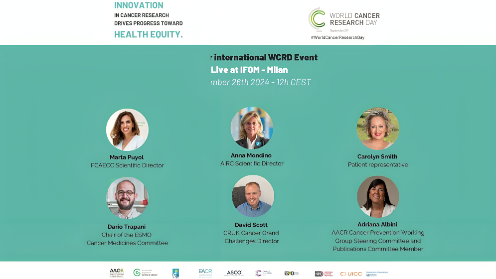 The World Cancer Research Day international event live on 26 September – SPCC