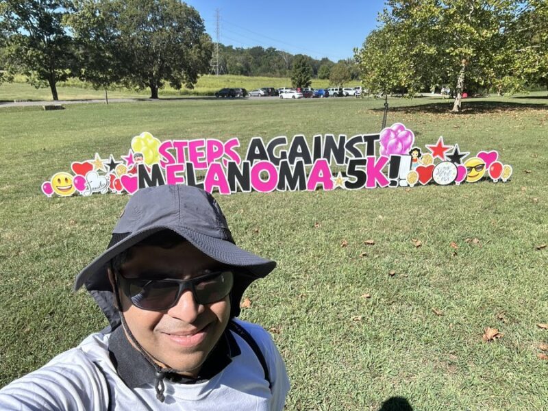 Vivek Subbiah: A morning walk to support melanoma research