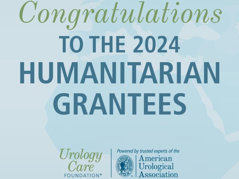 Congratulations to our 2024 Humanitarian Grant recipients – Urology Care Foundation