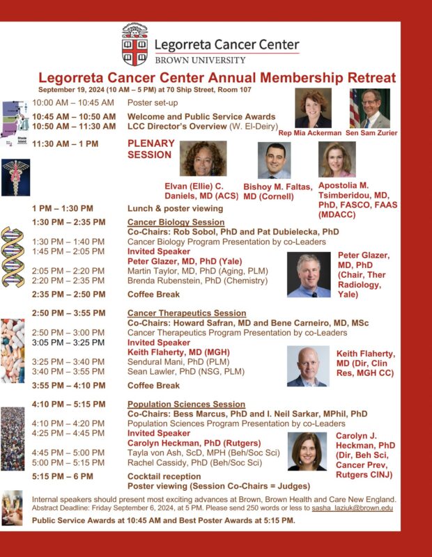 Wafik S. El-Deiry: Looking forward to upcoming Legorreta Cancer Center Annual Membership Retreat