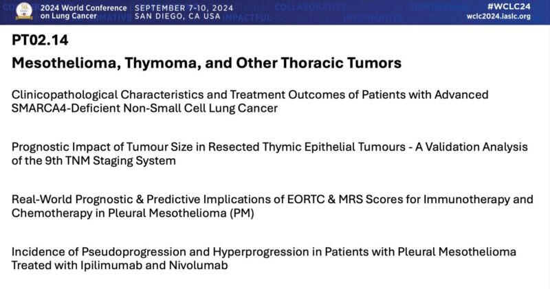 Highlights from the WCLC24 Day 3