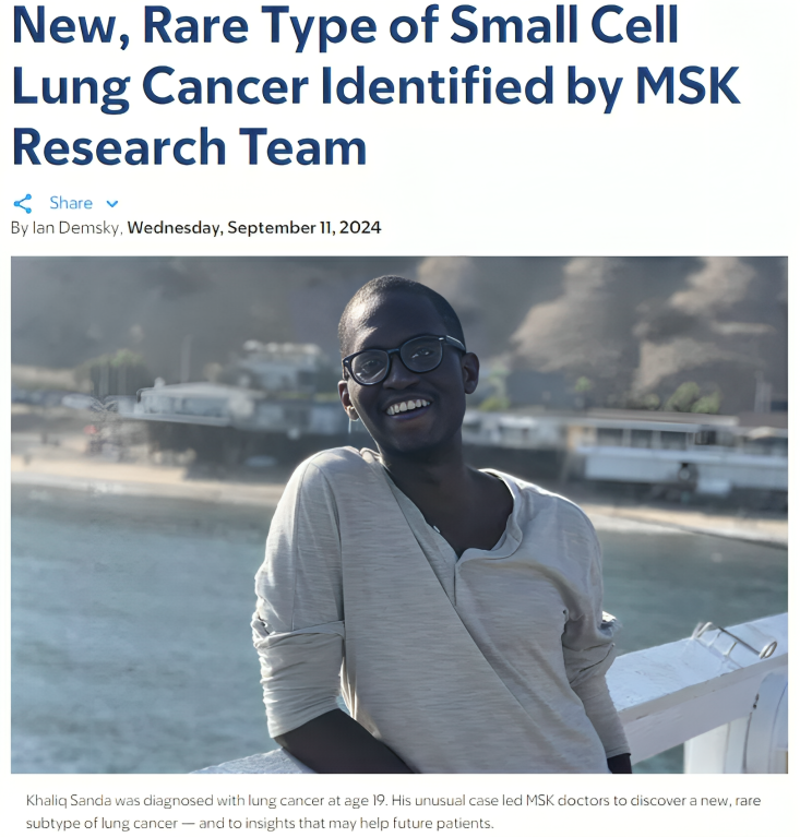 Natasha Rekhtman: New Rare Type cell lung cancer identified by MSK Research Team