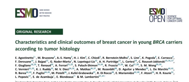 Guilherme Nader Marta: Global study on young BRCA carriers with breast cancer