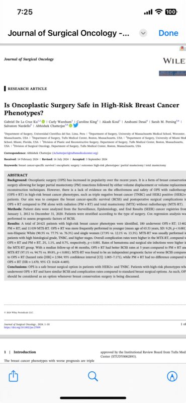 Journal of Surgical Oncology 