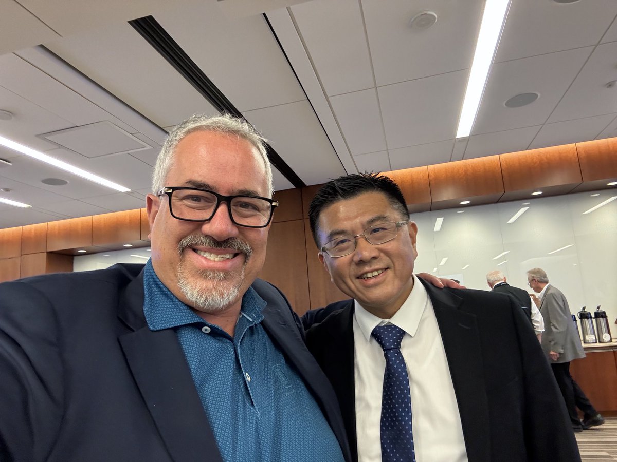 Ruben Mesa: Excited to catch up with new Mays Cancer Center Director Lei Zhang