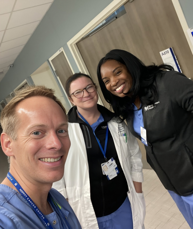 Jason W Denbo: The Hurricane Helen surgical oncology ride out team at Moffitt McKinley Hospital