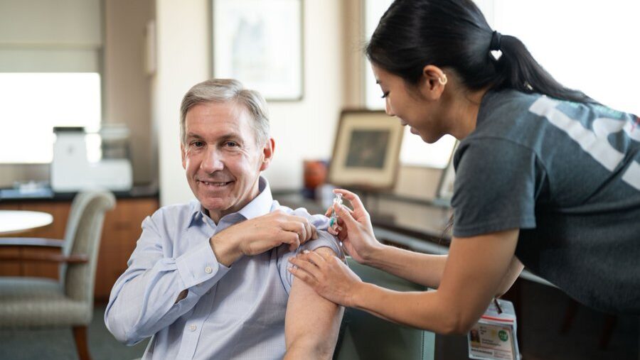 Peter Pisters: I got my flu shot at MD Anderson Cancer Center