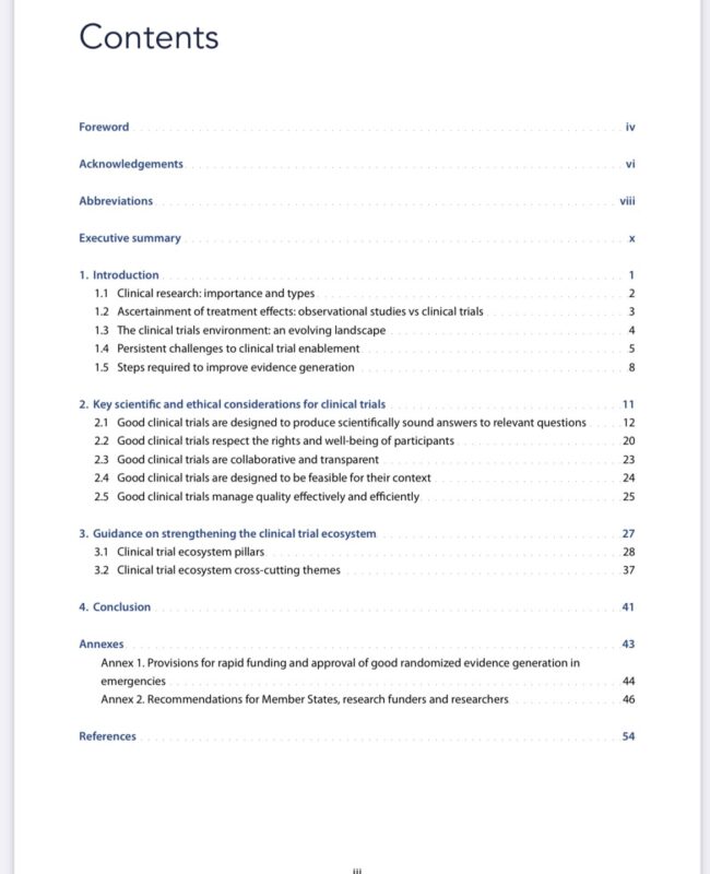 CSO checklist for good clinical trial design and reporting