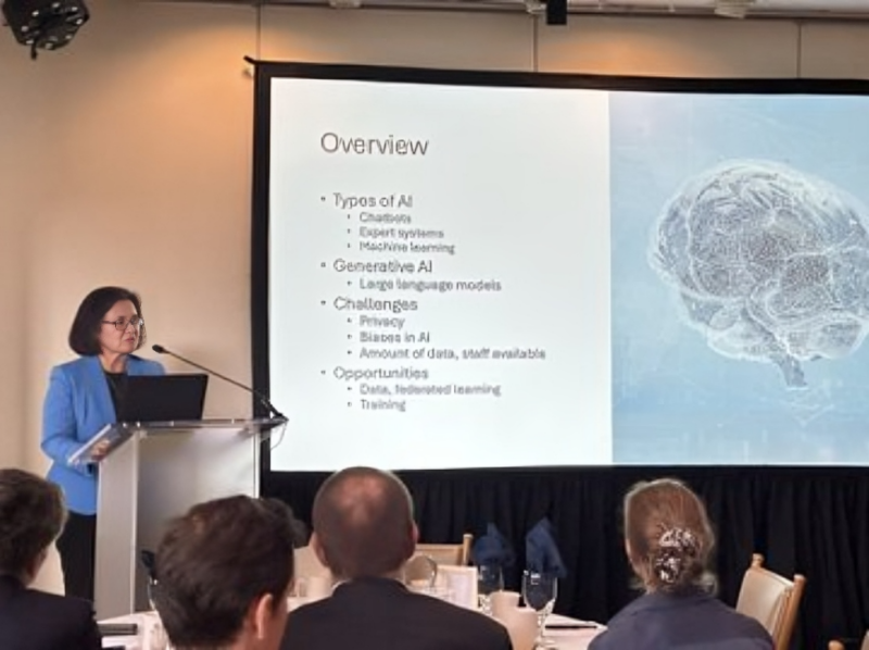 Lucila Ohno-Machado's insightful keynote presentation on AI in Oncology - Yale Cancer Center