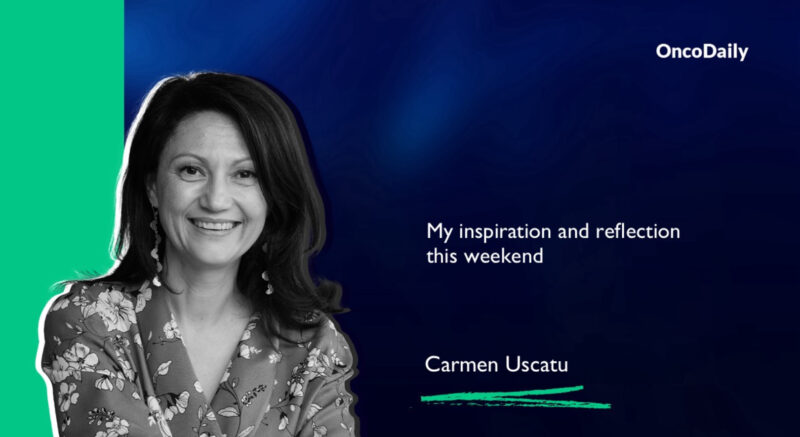 Carmen Uscatu: My inspiration and reflection this weekend