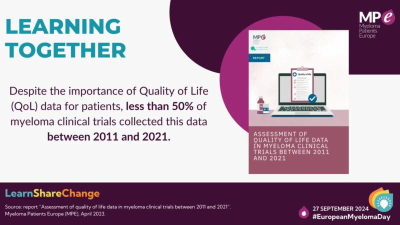 Highlighting the challenges myeloma patients face around clinical trials