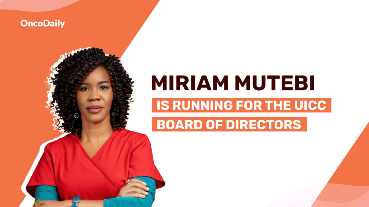 Miriam Mutebi is running for the UICC Board of Directors