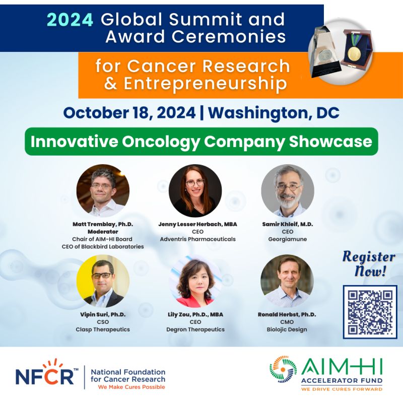 2024 Global Summit and Award Ceremonies for Cancer Research and Entrepreneurship