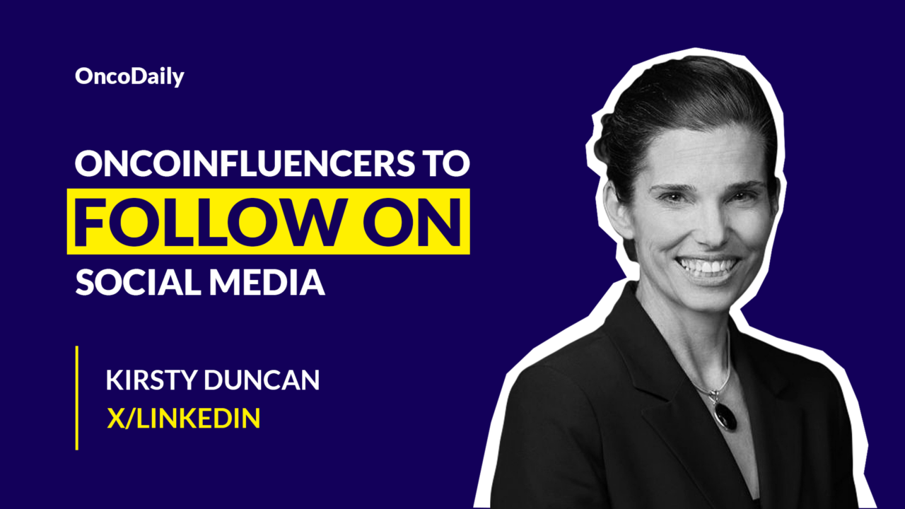 OncoInfluencers to Follow on Social Media: The Honourable Kirsty Duncan