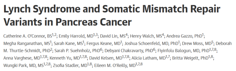 Erman Akkus: Mismatch repair in pancreatic cancer