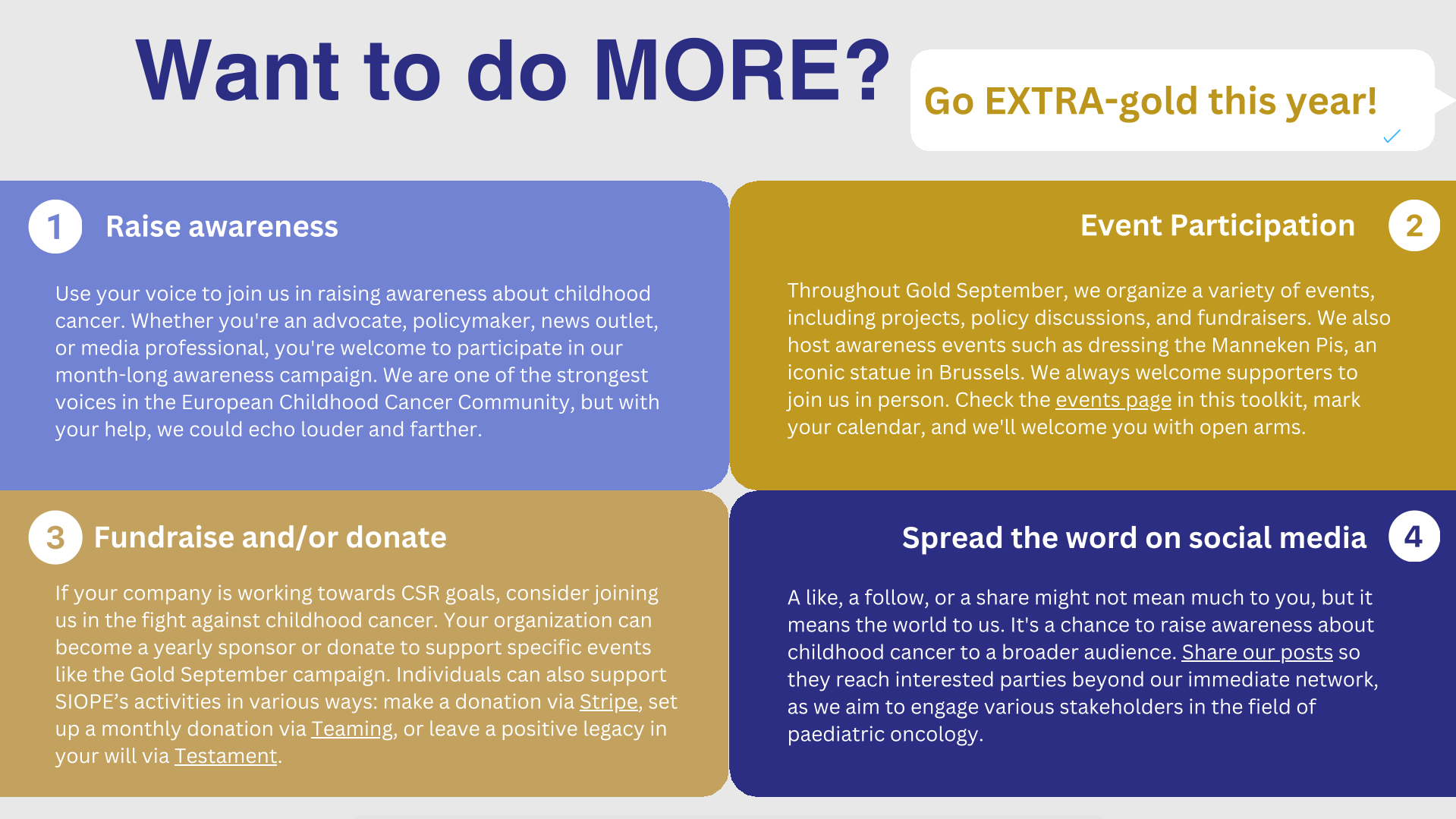 The Beginning Of Gold September SIOP Europe OncoDaily