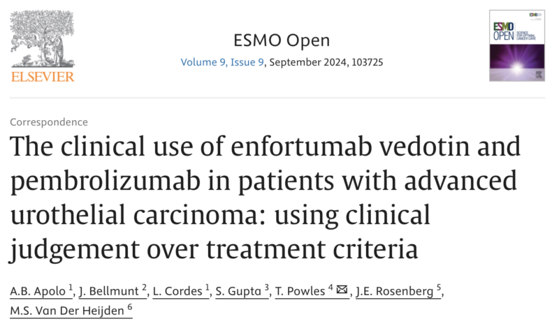 Tom Powles: Should Enfortumab Vedotin with Pembrolizumab be avoided due to baseline clinical conditions