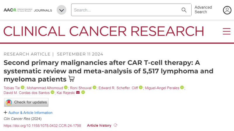 Myeloma Paper of the Day, September 11th, suggested by Robert Orlowski