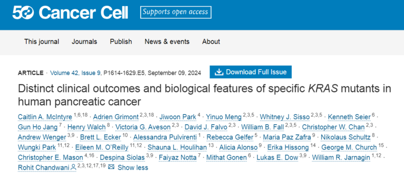 Vivek Subbiah: Distinct clinical outcomes and biological features of specific KRAS mutants in pancreatic cancer