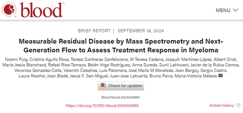 Myeloma Paper of the Day, September 19th, suggested by Robert Orlowski