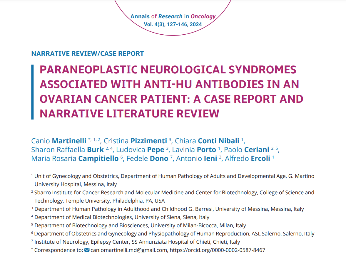 Bringing Clarity to a Rare Condition: Navigating PNS in Cancer - Annals of Research in Oncology