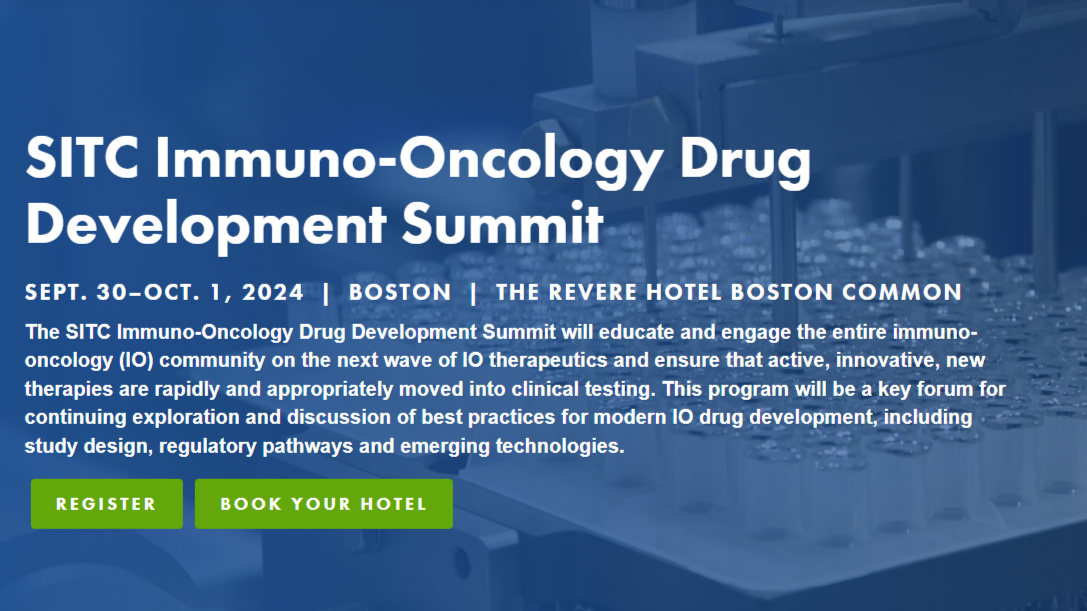 SITC Immuno-Oncology Drug Development Summit