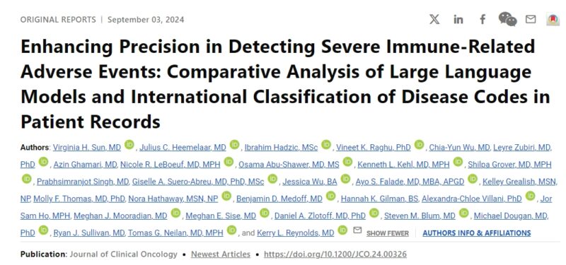 Tomas G. Neilan: Can large language models outperform ICD codes in detecting severe immune-related adverse events?